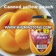 Syrup Preservation Process Canned Style and Peach Type canned yellow peach halves 680g